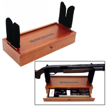 Winchester Hardwood Gun Cleaning Station 17-pc Kit