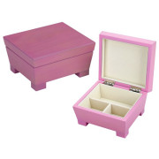 Reed & Barton Anna Jewelry Chest - Pink