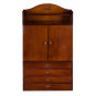 Savannah Wall-Mount Jewelry Armoire-Cherry